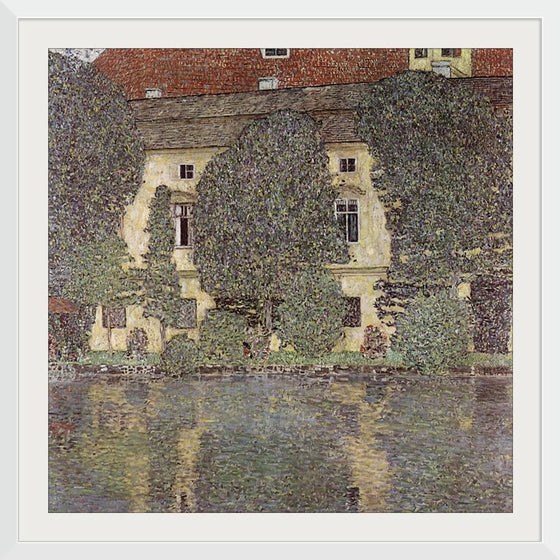 "Castle Kammer at Attersee III (Schloss Kammer am Attersee III)(1910)", Gustav Klimt