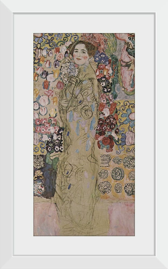 "Portrait of Maria Munk(1917-1918)" , Gustav Klimt