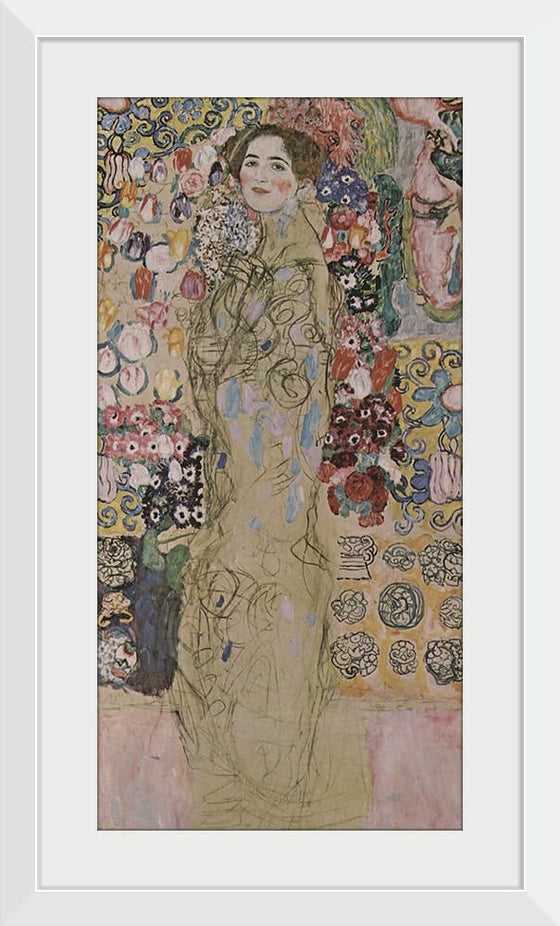 "Portrait of Maria Munk(1917-1918)" , Gustav Klimt