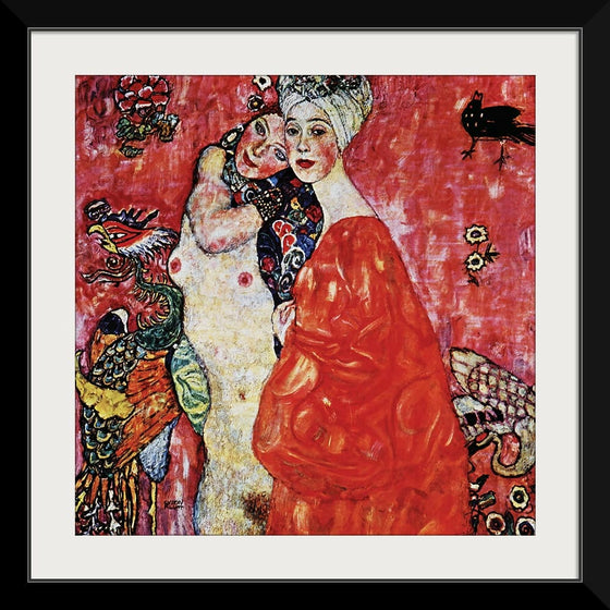 "Die Freundinnen(1916-1917)", Gustav Klimt