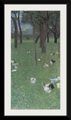 "Garten mit Hühnern in St. Agatha(1899)", Gustav Klimt