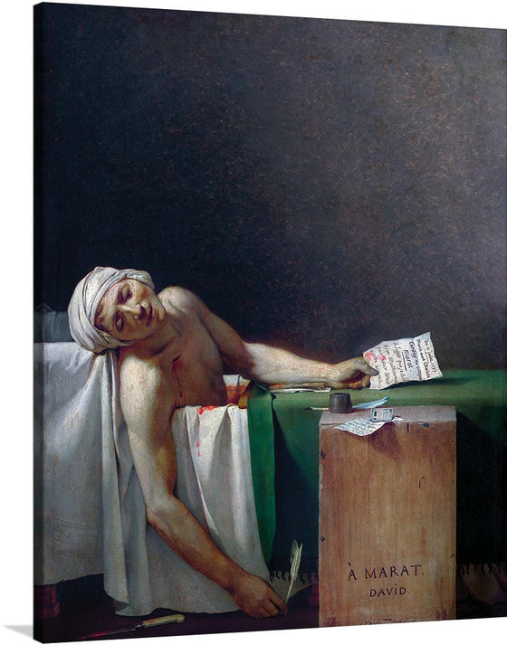 "The Death of Marat(1793)", Jacques-Louis David