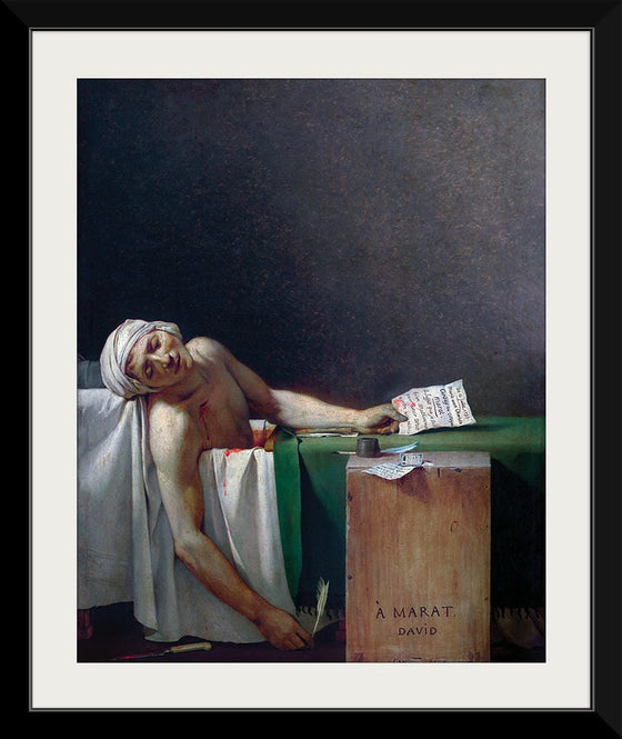 "The Death of Marat(1793)", Jacques-Louis David