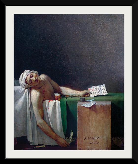 "The Death of Marat(1793)", Jacques-Louis David