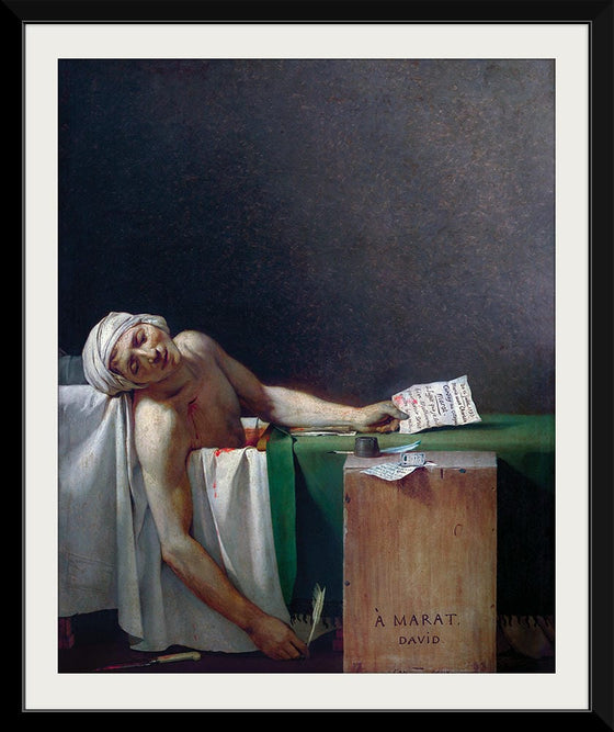 "The Death of Marat(1793)", Jacques-Louis David