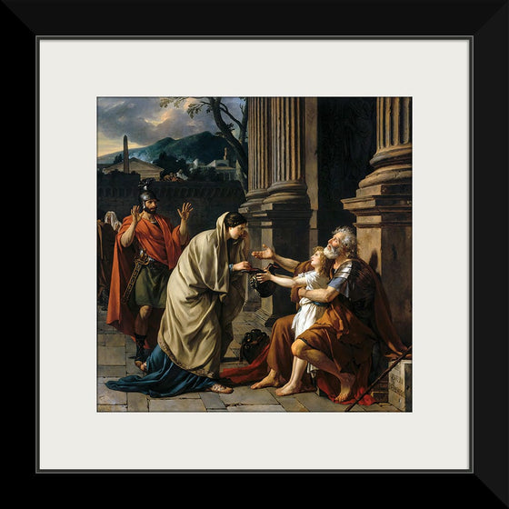 "Belisarius Begging for Alms", Jacques-Louis David