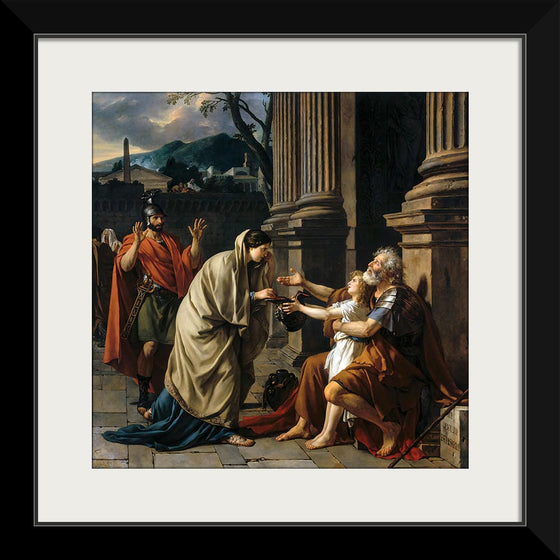 "Belisarius Begging for Alms", Jacques-Louis David