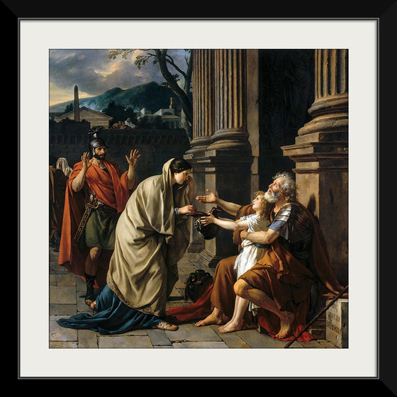 "Belisarius Begging for Alms", Jacques-Louis David