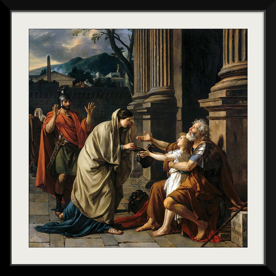 "Belisarius Begging for Alms", Jacques-Louis David