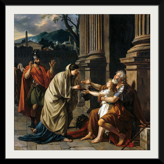 "Belisarius Begging for Alms", Jacques-Louis David