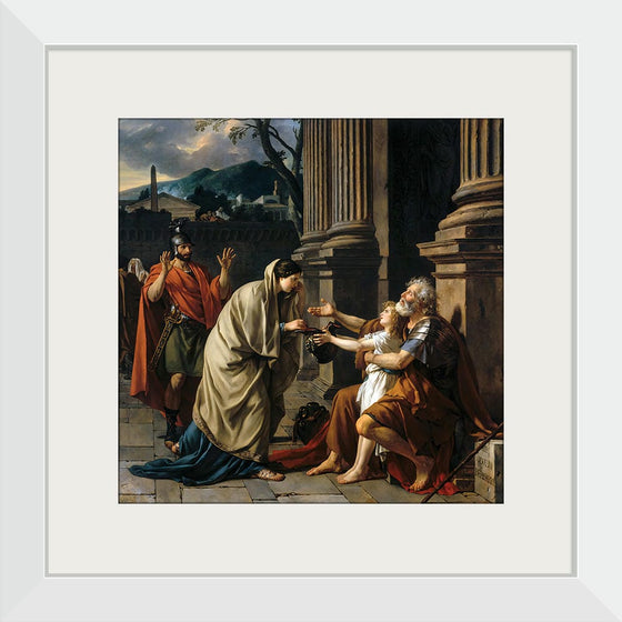 "Belisarius Begging for Alms", Jacques-Louis David