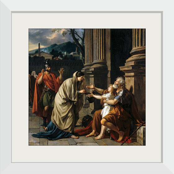 "Belisarius Begging for Alms", Jacques-Louis David