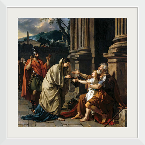 "Belisarius Begging for Alms", Jacques-Louis David