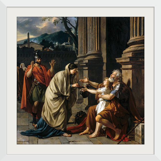 "Belisarius Begging for Alms", Jacques-Louis David