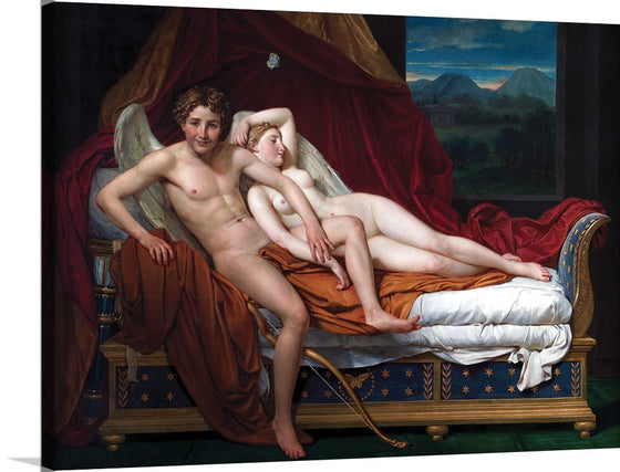 "Cupid and Psyche(1817)", Jacques-Louis David