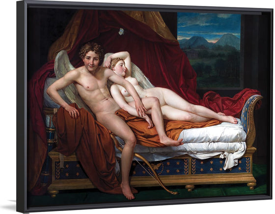 "Cupid and Psyche(1817)", Jacques-Louis David