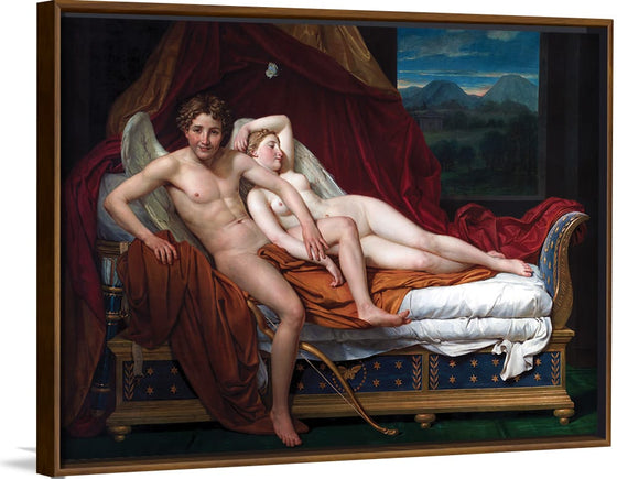 "Cupid and Psyche(1817)", Jacques-Louis David