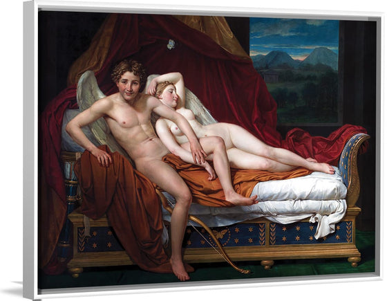 "Cupid and Psyche(1817)", Jacques-Louis David