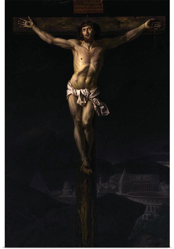 "Christ on the Cross(1782)", Jacque-Louis David