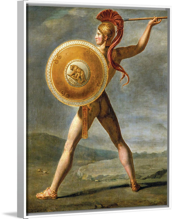 "Roman Warrior(1824)", Jacques-Louis David