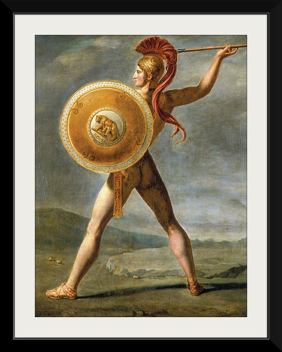 "Roman Warrior(1824)", Jacques-Louis David