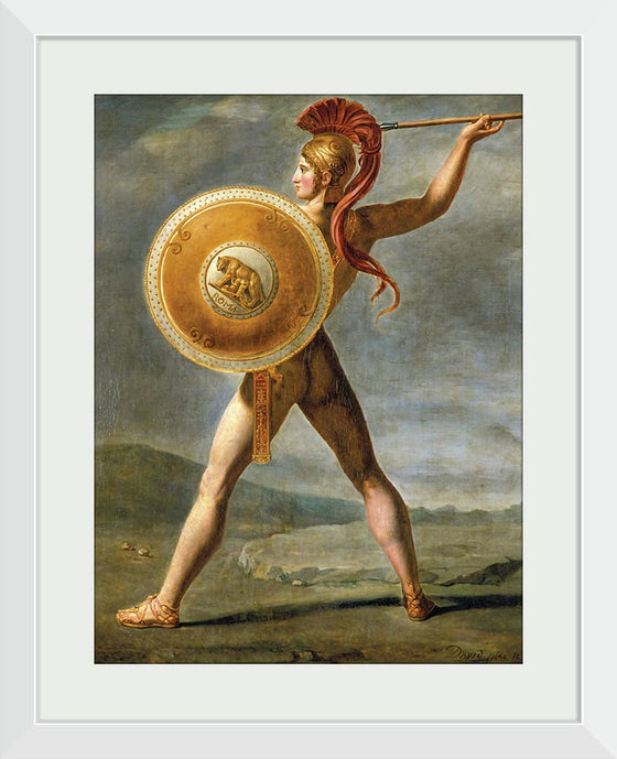 "Roman Warrior(1824)", Jacques-Louis David