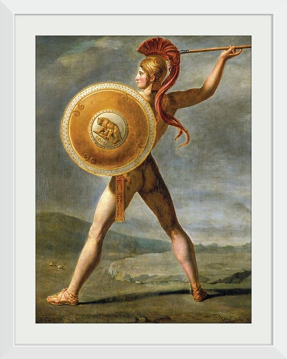 "Roman Warrior(1824)", Jacques-Louis David