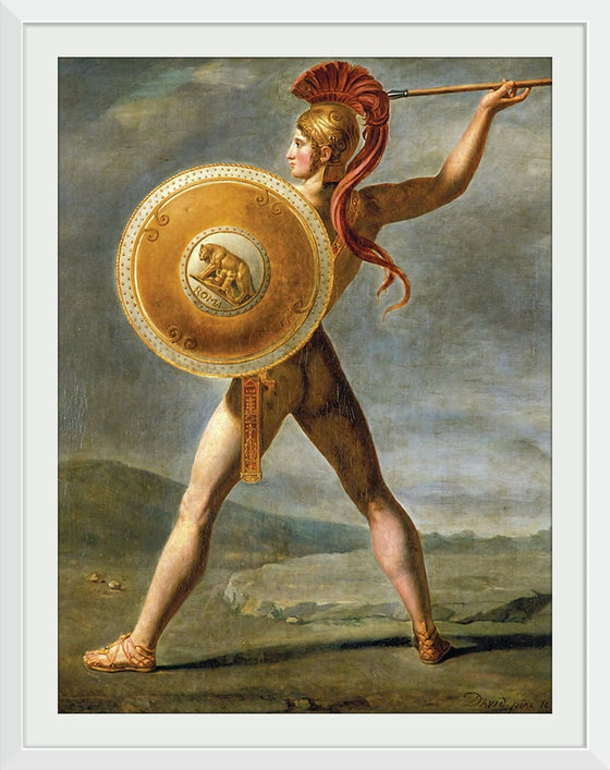 "Roman Warrior(1824)", Jacques-Louis David