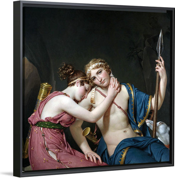 "The Farewell of Telemachus and Eucharis(1818)", Jacques-Louis David