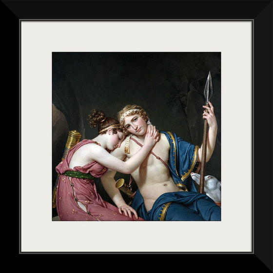 "The Farewell of Telemachus and Eucharis(1818)", Jacques-Louis David