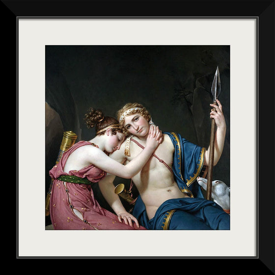 "The Farewell of Telemachus and Eucharis(1818)", Jacques-Louis David