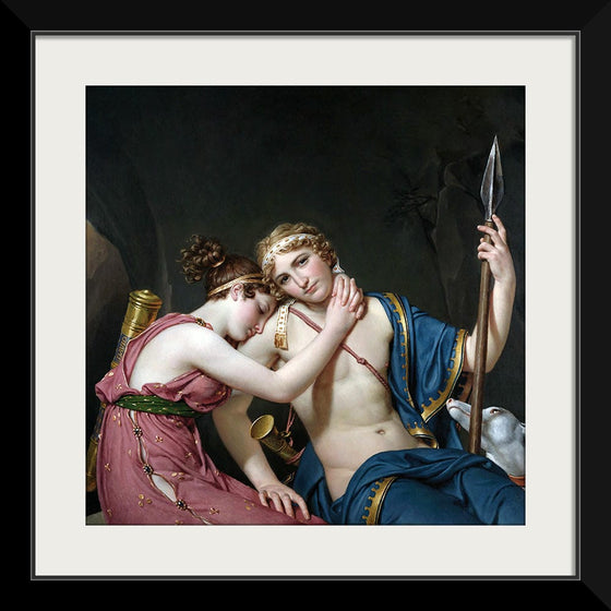 "The Farewell of Telemachus and Eucharis(1818)", Jacques-Louis David