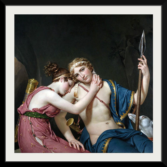 "The Farewell of Telemachus and Eucharis(1818)", Jacques-Louis David