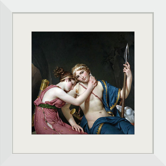 "The Farewell of Telemachus and Eucharis(1818)", Jacques-Louis David