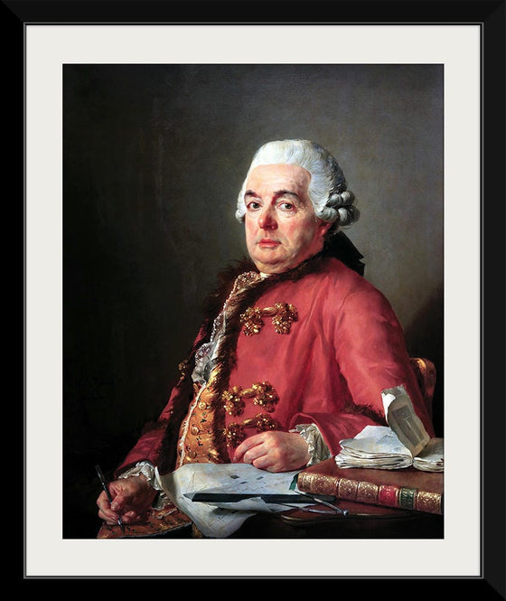 "Portrait of Jacques-François Desmaisons(1782)", Jacques-Louis David