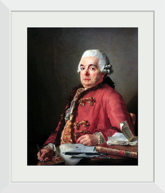 "Portrait of Jacques-François Desmaisons(1782)", Jacques-Louis David