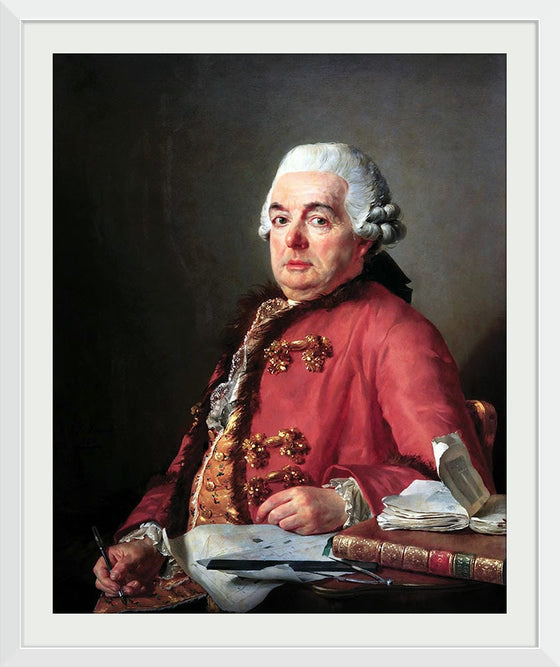 "Portrait of Jacques-François Desmaisons(1782)", Jacques-Louis David