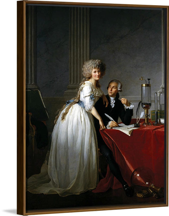 "Portrait of Monsieur Lavoisier and His Wife", Jacques-Louis David