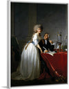 "Portrait of Monsieur Lavoisier and His Wife", Jacques-Louis David