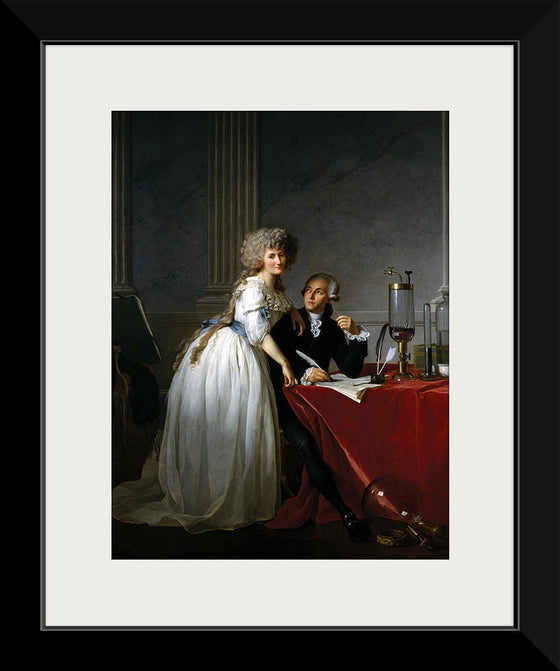 "Portrait of Monsieur Lavoisier and His Wife", Jacques-Louis David