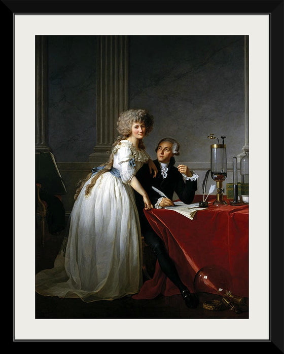 "Portrait of Monsieur Lavoisier and His Wife", Jacques-Louis David