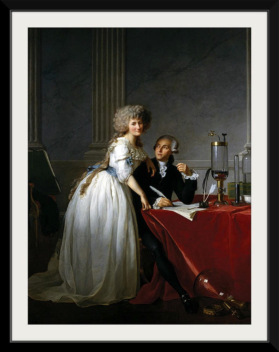 "Portrait of Monsieur Lavoisier and His Wife", Jacques-Louis David