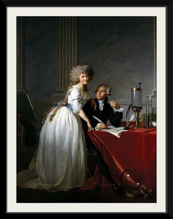 "Portrait of Monsieur Lavoisier and His Wife", Jacques-Louis David