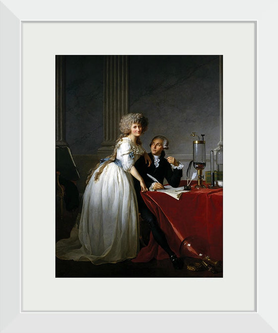 "Portrait of Monsieur Lavoisier and His Wife", Jacques-Louis David