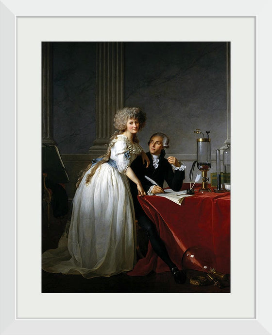 "Portrait of Monsieur Lavoisier and His Wife", Jacques-Louis David