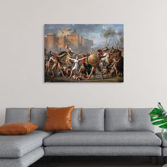 "The Intervention of the Sabine Women(1799)", Jacques-Louis David