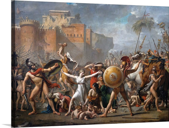 "The Intervention of the Sabine Women(1799)", Jacques-Louis David