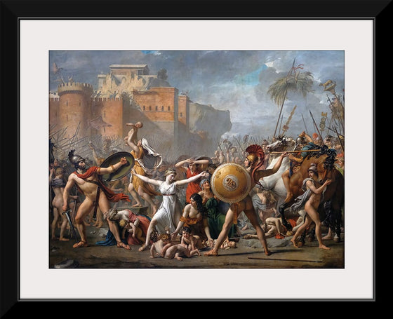 "The Intervention of the Sabine Women(1799)", Jacques-Louis David