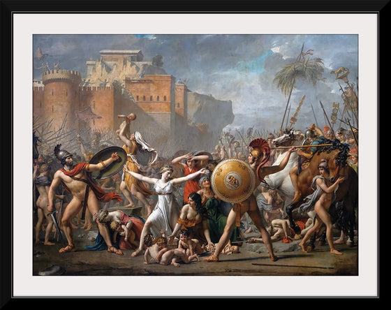 "The Intervention of the Sabine Women(1799)", Jacques-Louis David