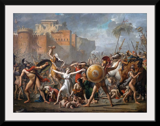 "The Intervention of the Sabine Women(1799)", Jacques-Louis David